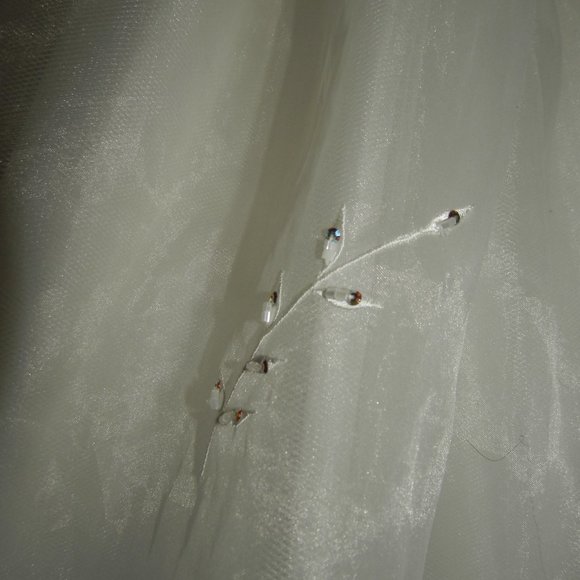 nwt oleg cassi wedding dress and accessories - Picture 3 of 15